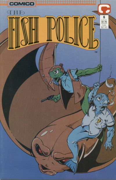 Cover for Fish Police (Comico, 1988 series) #6