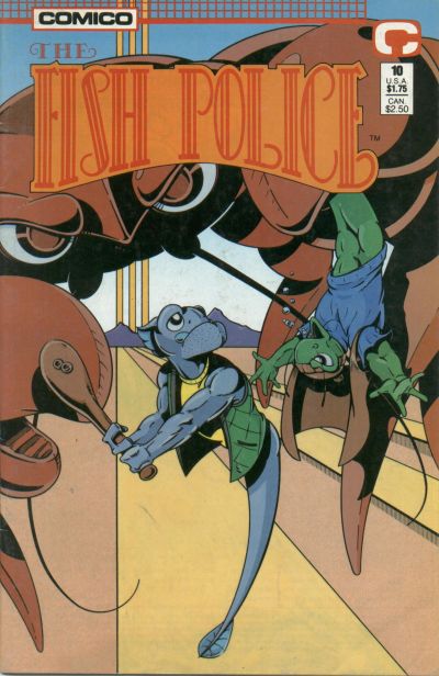 Cover for Fish Police (Comico, 1988 series) #10