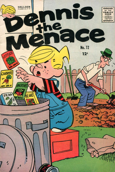 Cover for Dennis the Menace (Hallden; Fawcett, 1959 series) #72