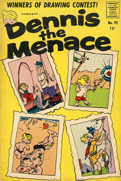 Cover for Dennis the Menace (Hallden; Fawcett, 1959 series) #92