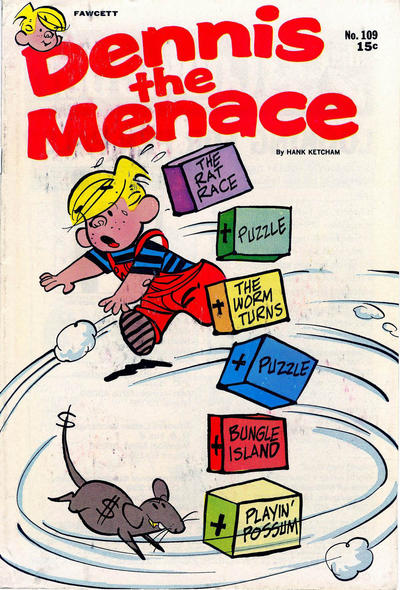 Cover for Dennis the Menace (Hallden; Fawcett, 1959 series) #109