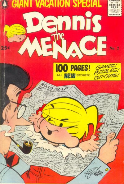 Cover for Dennis the Menace Giant (Pines, 1956 series) #2