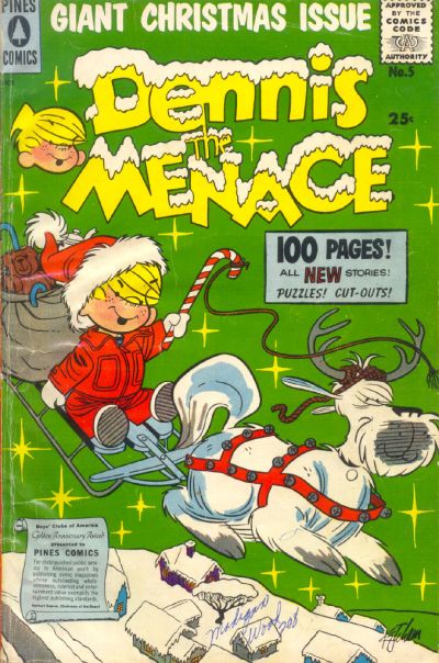 Cover for Dennis the Menace Giant (Pines, 1956 series) #5