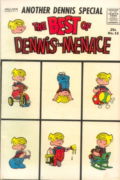 Cover for Dennis the Menace Giant (Hallden; Fawcett, 1958 series) #13 - The Best of Dennis the Menace