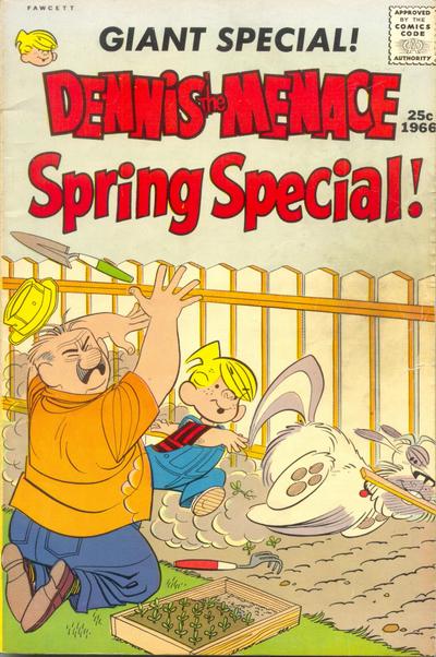 Cover for Dennis the Menace Giant (Hallden; Fawcett, 1958 series) #36 - Dennis the Menace Spring Special