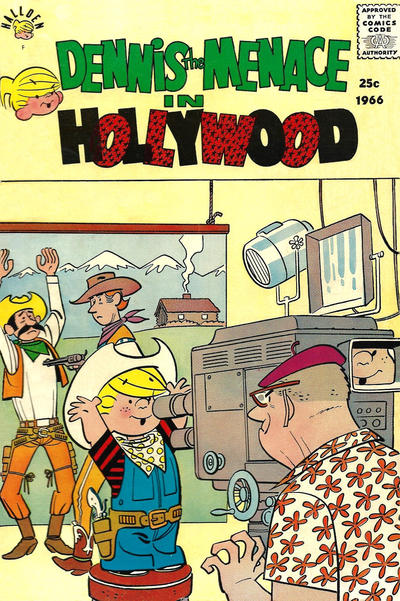 Cover for Dennis the Menace Giant (Hallden; Fawcett, 1958 series) #42 - Dennis the Menace in Hollywood