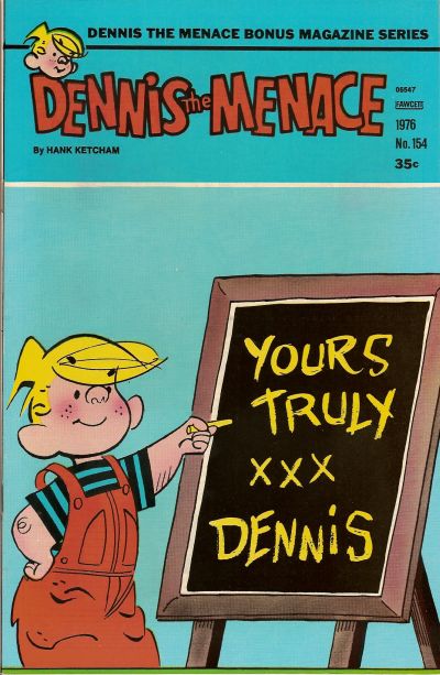 Cover for Dennis the Menace Bonus Magazine Series (Hallden; Fawcett, 1970 series) #154