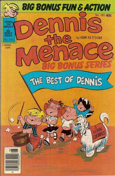 Cover for Dennis the Menace Bonus Magazine Series (Hallden; Fawcett, 1970 series) #185