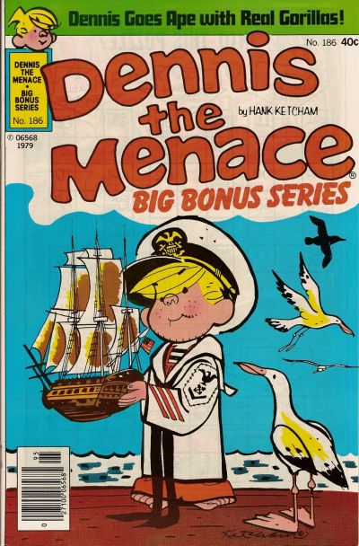 Cover for Dennis the Menace Bonus Magazine Series (Hallden; Fawcett, 1970 series) #186