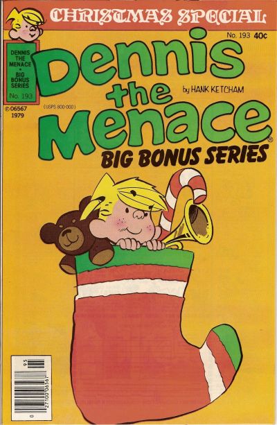Cover for Dennis the Menace Bonus Magazine Series (Hallden; Fawcett, 1970 series) #193