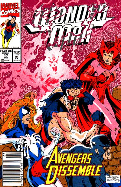 Cover for Wonder Man (Marvel, 1991 series) #17 [Newsstand]