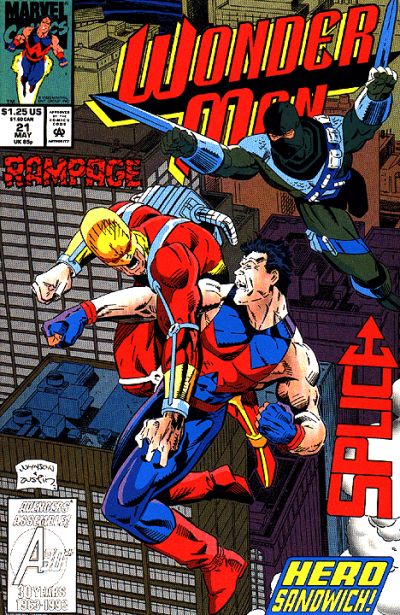 Cover for Wonder Man (Marvel, 1991 series) #21