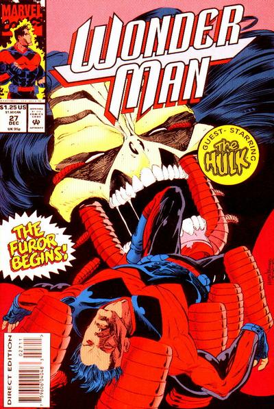 Cover for Wonder Man (Marvel, 1991 series) #27