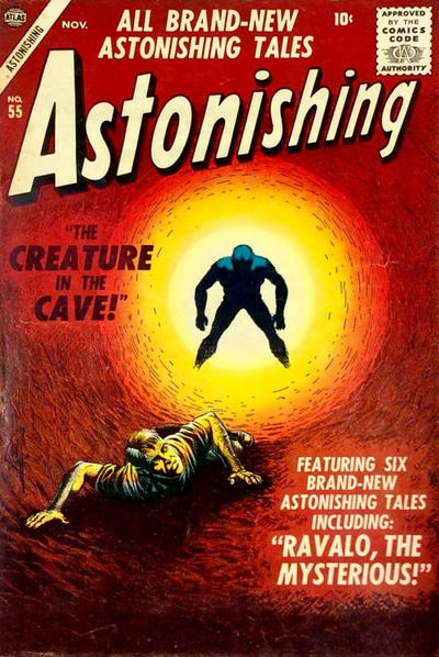 Cover for Astonishing (Marvel, 1951 series) #55