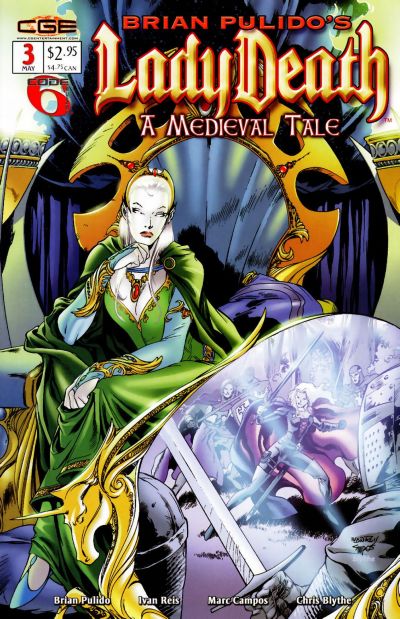 Cover for Brian Pulido's Lady Death: A Medieval Tale (CrossGen, 2003 series) #3