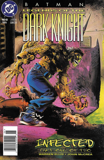 Cover for Batman: Legends of the Dark Knight (DC, 1992 series) #83 [Newsstand]