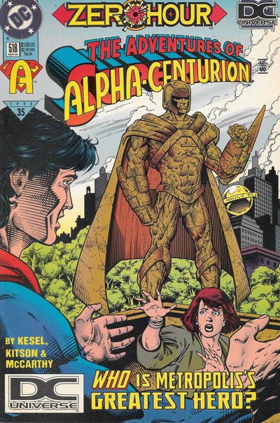 Cover for Adventures of Superman (DC, 1987 series) #516 [DC Universe Corner Box]