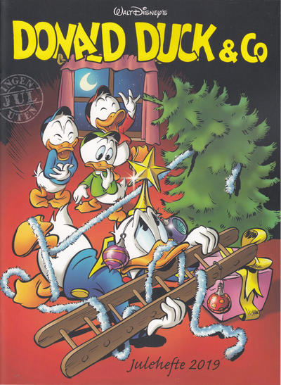 Cover for Donald Duck & Co julehefte (Hjemmet / Egmont, 1968 series) #2019 [Bokhandelutgave]