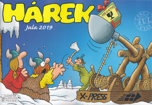 Cover for Hårek julehefte (Hjemmet / Egmont, 1981 series) #2019