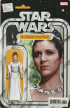 Cover for Star Wars (Marvel, 2015 series) #58 [John Tyler Christopher Exclusive 'Action Figure' (Leia Organa: Yavin Gown)]