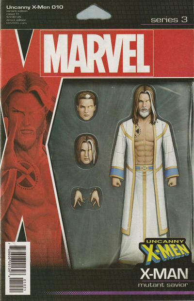 Cover for Uncanny X-Men (Marvel, 2019 series) #10 (629) [John Tyler Christopher Action Figure (X-Man)]