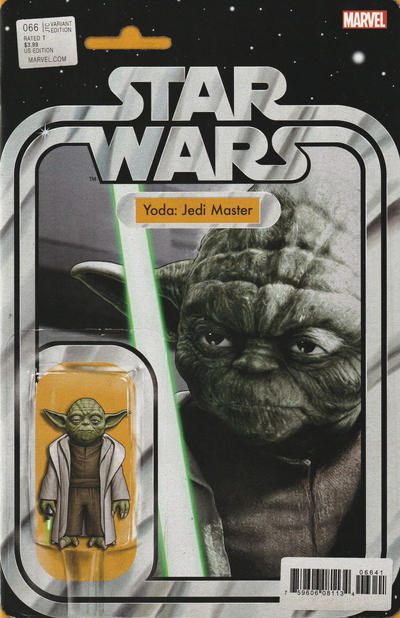 Cover for Star Wars (Marvel, 2015 series) #66 [John Tyler Christopher 'Action Figure' (Yoda: Jedi Master)]
