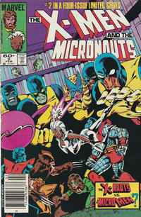 Cover for The X-Men and the Micronauts (Marvel, 1984 series) #2 [Newsstand]