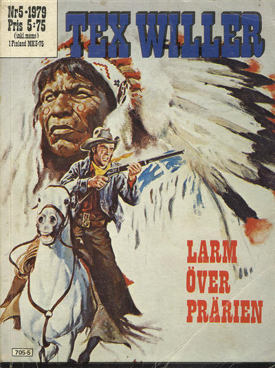 Cover for Tex Willer (Semic, 1977 series) #5/1979 - Larm över prärien