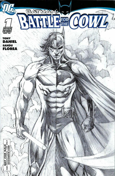 Cover for Batman: Battle for the Cowl (DC, 2009 series) #1 [Retailer Incentive Sketch Cover]