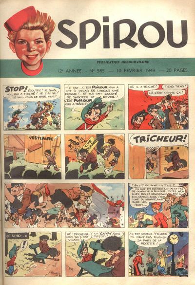 Cover for Spirou (Dupuis, 1947 series) #565
