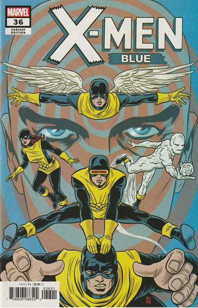 Cover for X-Men: Blue (Marvel, 2017 series) #36 [Michael Allred & Laura Allred]