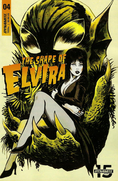 Cover for Elvira: The Shape of Elvira (Dynamite Entertainment, 2019 series) #4 [Cover A Francesco Francavilla]