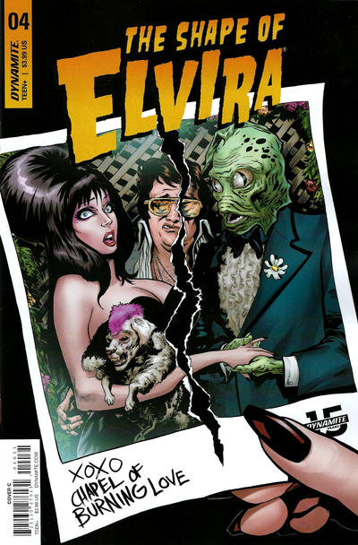 Cover for Elvira: The Shape of Elvira (Dynamite Entertainment, 2019 series) #4 [Cover C Dave Acosta]