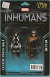 Cover for Uncanny Inhumans (Marvel, 2015 series) #3 [John Tyler Christopher Action Figure Two-Pack (Classic Black Bolt and Reader)]