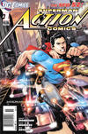 Cover for Action Comics (DC, 2011 series) #1 [Newsstand]