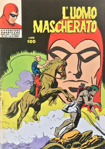 Cover for L'Uomo Mascherato nuova serie [Avventure americane] (Edizioni Fratelli Spada, 1967 series) #73