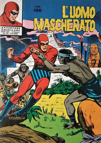 Cover for L'Uomo Mascherato nuova serie [Avventure americane] (Edizioni Fratelli Spada, 1967 series) #79