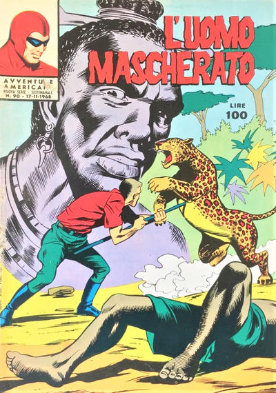 Cover for L'Uomo Mascherato nuova serie [Avventure americane] (Edizioni Fratelli Spada, 1967 series) #90