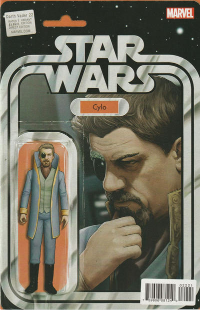 Cover for Darth Vader (Marvel, 2015 series) #22 [John Tyler Christopher Action Figure (Cylo)]