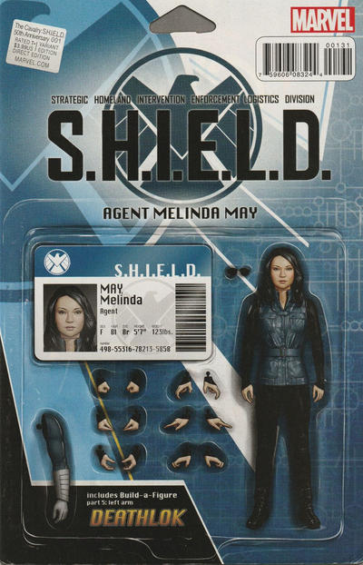 Cover for The Cavalry: S.H.I.E.L.D. 50th Anniversary (Marvel, 2015 series) #1 [John Tyler Christopher Action Figure (Agent Melinda May)]
