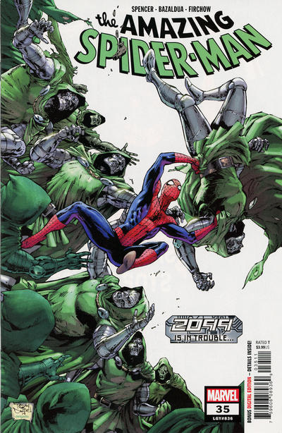 Cover for Amazing Spider-Man (Marvel, 2018 series) #35 (836)