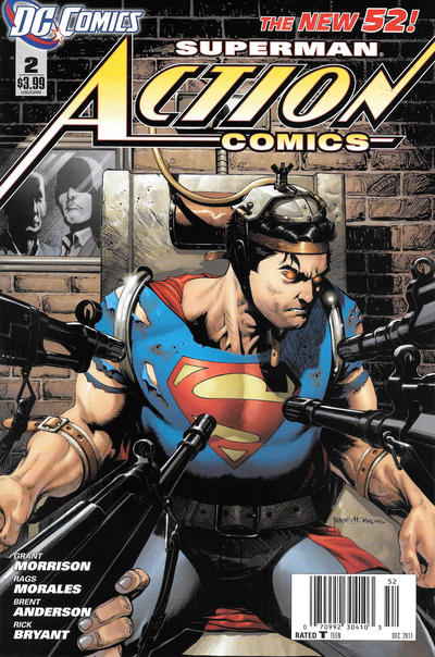 Cover for Action Comics (DC, 2011 series) #2 [Newsstand]