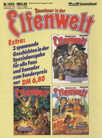 Cover for Abenteuer in der Elfenwelt (Bastei Verlag, 1984 series) #1003