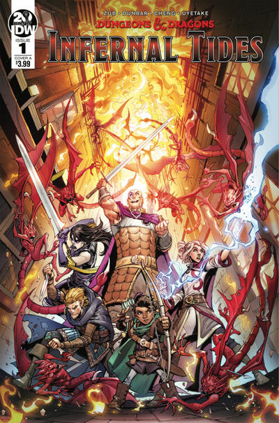 Cover for Dungeons & Dragons: Infernal Tides (IDW, 2019 series) #1 [Cover A - Max Dunbar]