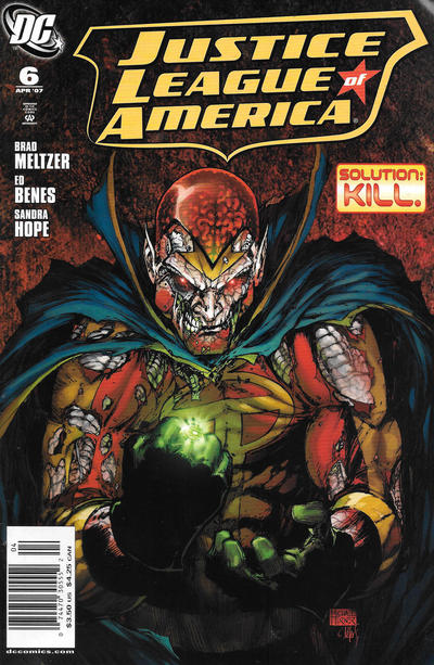 Cover for Justice League of America (DC, 2006 series) #6 [Newsstand]