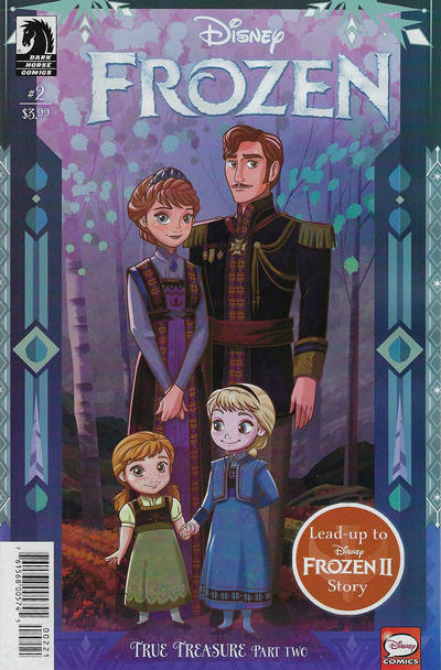 Cover for Frozen: True Treasure (Dark Horse, 2019 series) #2 [Eduard Petrovich Cover]