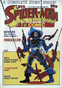 Cover Thumbnail for Super Spider-Man TV Comic (Marvel UK, 1981 series) #473
