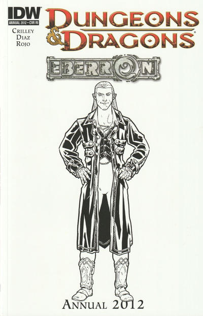 Cover for Dungeons & Dragons Annual 2012: Eberron (IDW, 2012 series) [Cover RI - Valerio Schiti]