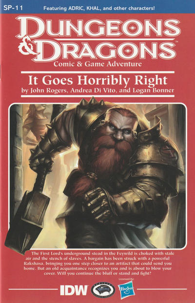 Cover for Dungeons & Dragons (IDW, 2010 series) #11 [Module Edition (RI)]