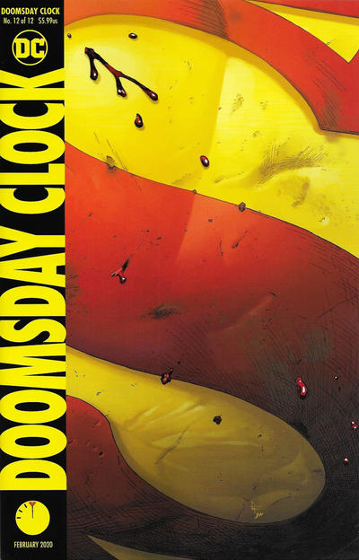 Cover for Doomsday Clock (DC, 2018 series) #12 [Gary Frank "Superman Shield" Cover]